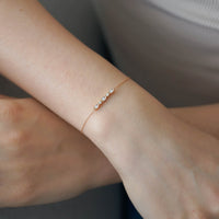 ART DECO PIRLANTA BİLEKLİK - ROSE ALTIN