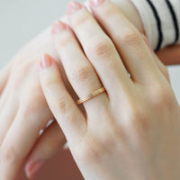 ÇİZGİ İNCE KADIN ALYANS