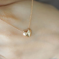 GOLDEN HEART - ORIGAMI KALP KOLYE
