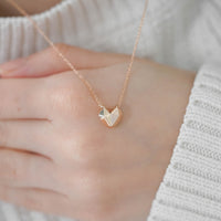 GOLDEN HEART - ORIGAMI KALP KOLYE