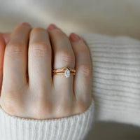 LAVENDER KADIN YAN YÜZÜK