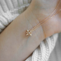 NORTHERN STAR - ORIGAMI YILDIZ PIRLANTALI KOLYE