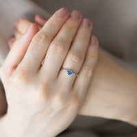 MILLY ASSCHER SAFİR TEKTAŞ - BEYAZ ALTIN