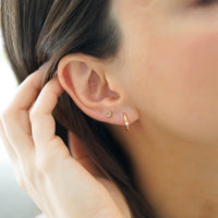 CRESCENT PIERCING - ROSE ALTIN