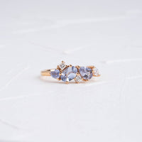 KELLY MONACO SAFİR & PIRLANTA YÜZÜK