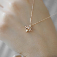 NORTHERN STAR - ORIGAMI YILDIZ PIRLANTALI KOLYE