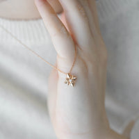 NORTHERN STAR - ORIGAMI YILDIZ PIRLANTALI KOLYE