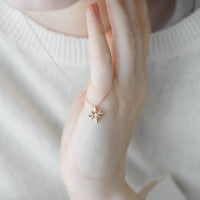 NORTHERN STAR - ORIGAMI YILDIZ PIRLANTALI KOLYE