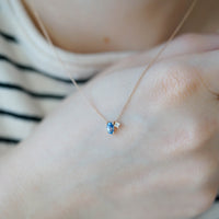 COMET BULUT SAFİR KOLYE