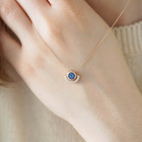 SELENE TANZANITE KOLYE