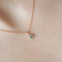 VINTAGE MINI - MINT SAFİR KOLYE