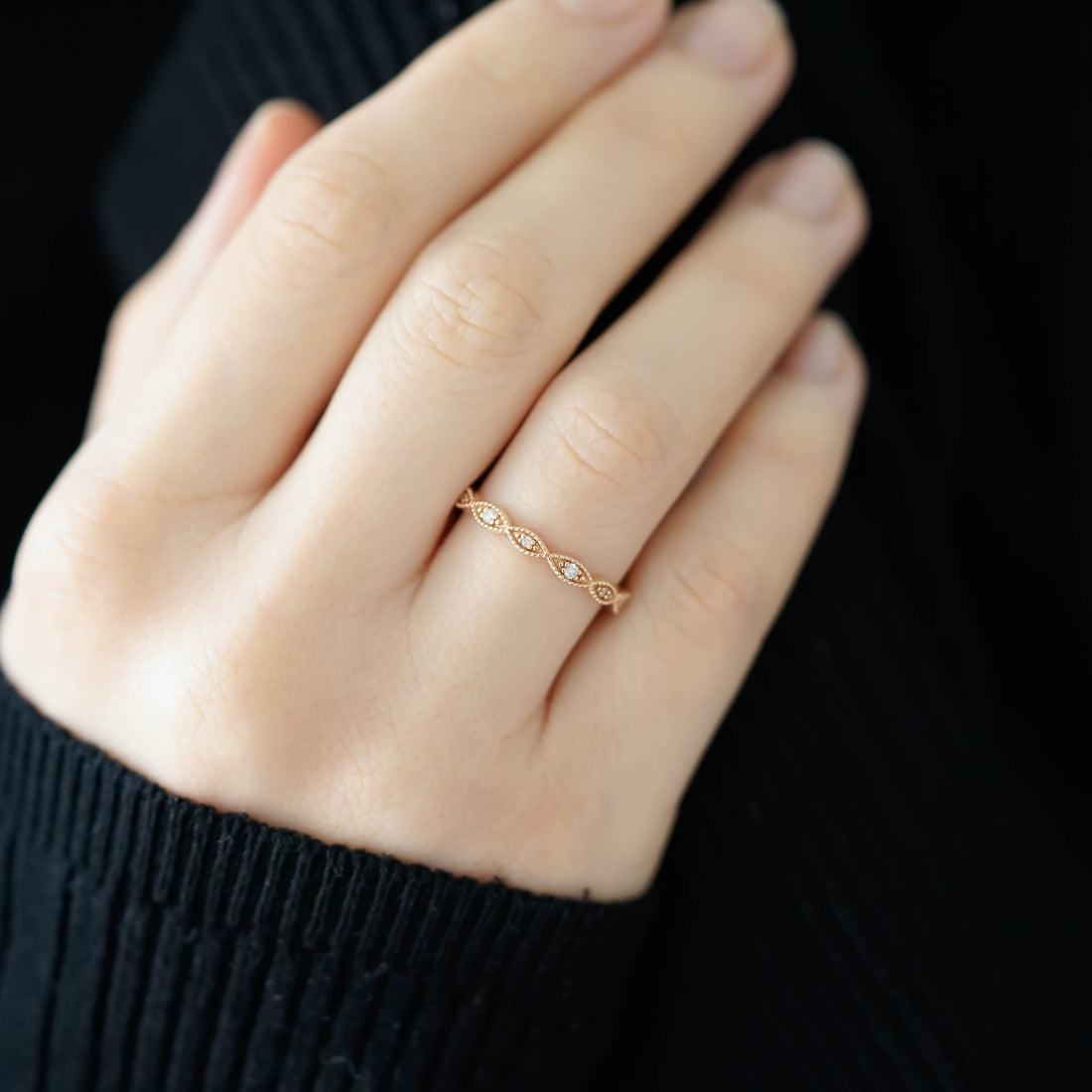 VINTAGE PIRLANTA TAMTUR KADIN ALYANS