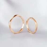 GEOMETRİK ERKEK ALYANS