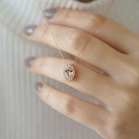 LOTUS MORGANITE KOLYE