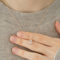 VINTAGE MORGANITE KOLYE