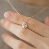 VINTAGE MORGANITE KOLYE