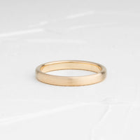 SADE MAT ERKEK ALYANS - İNCE