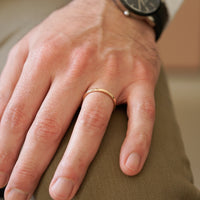 SADE PARLAK ERKEK ALYANS - İNCE