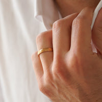 AĞAÇ KABUĞU BOMBELİ ERKEK ALYANS