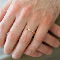 SADE PARLAK ERKEK ALYANS - İNCE