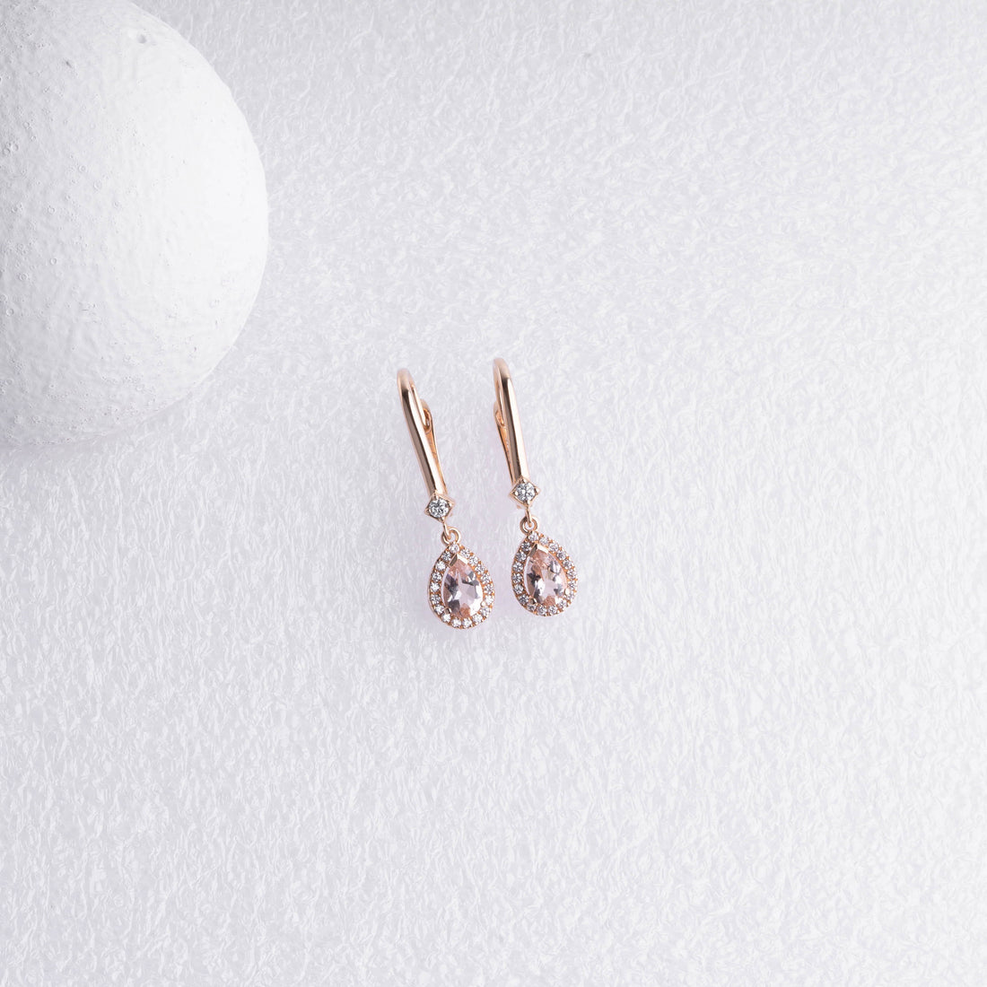 DAMLA MORGANITE PIRLANTALI KÜPE