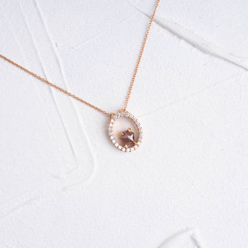 HALO HAM ELMAS & PIRLANTA KOLYE