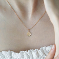 FOREVER YOURS - ÇERÇEVE HARF KOLYE