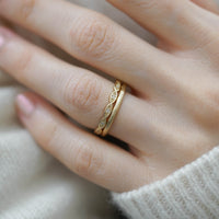 İKİLİ VINTAGE PIRLANTA TAMTUR KADIN ALYANS