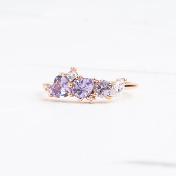 KELLY LILAC SAFİR & PIRLANTA YÜZÜK