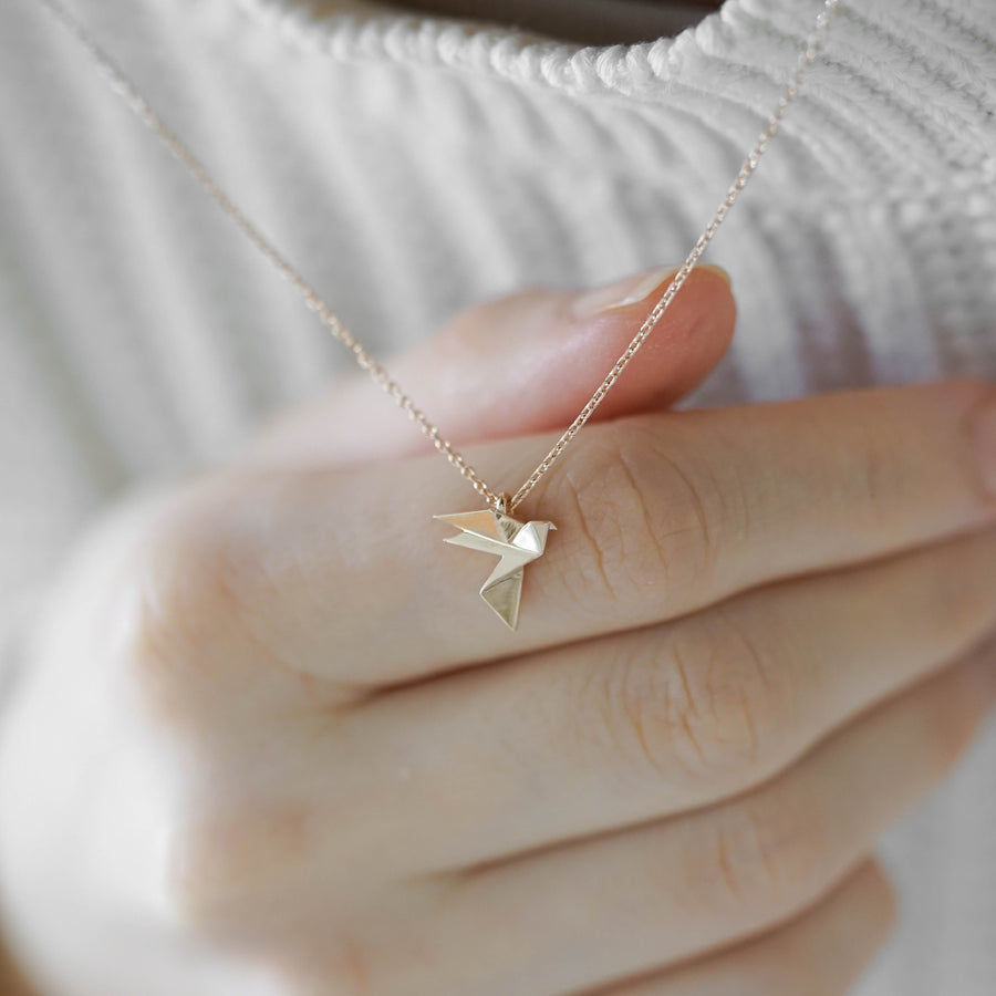FREE BIRD - ORIGAMI KUŞ KOLYE