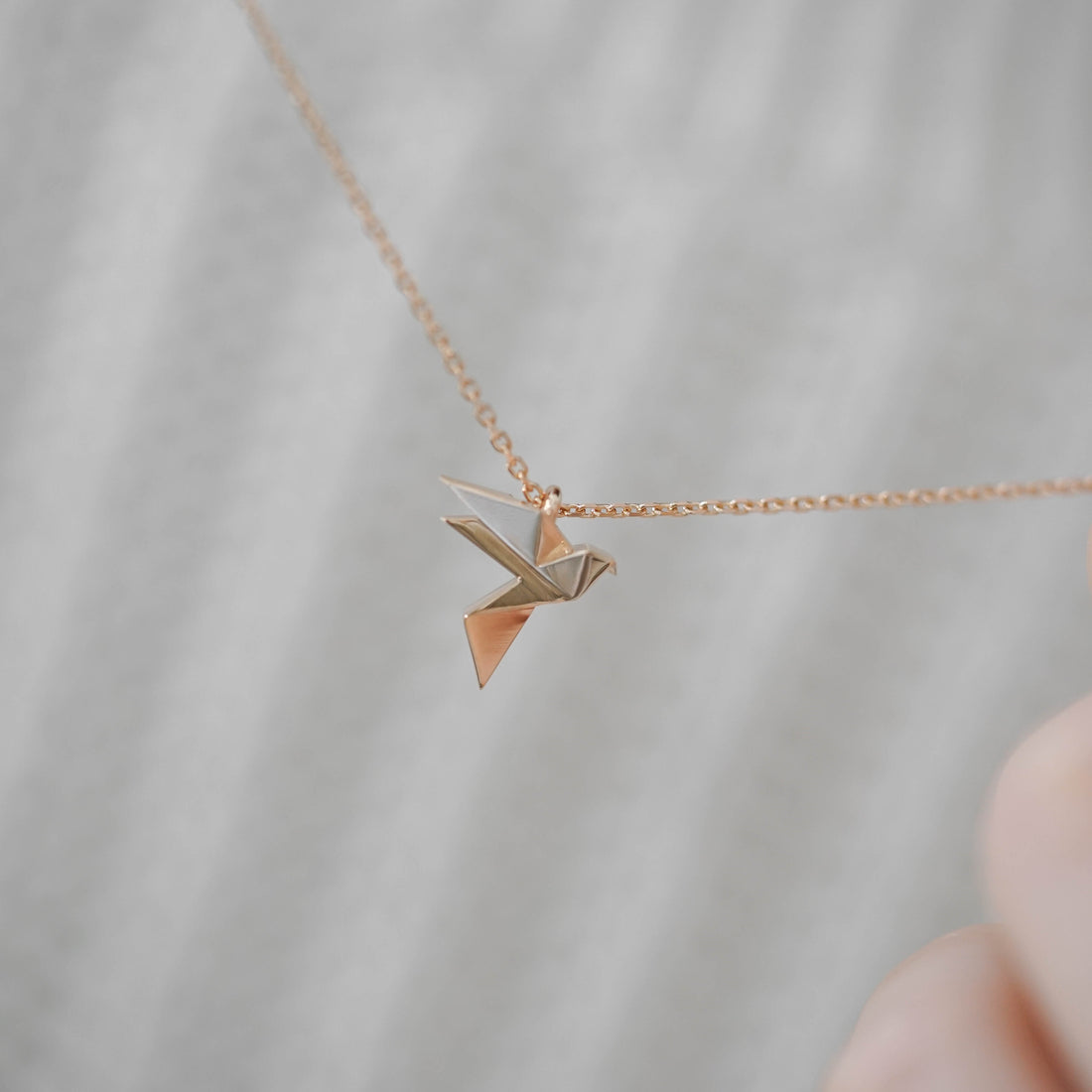 FREE BIRD - ORIGAMI KUŞ KOLYE
