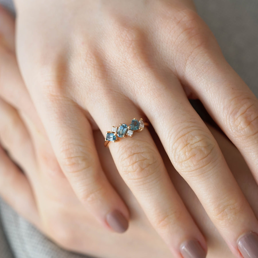 KELLY FESTIVAL SAFİR & PIRLANTA YÜZÜK