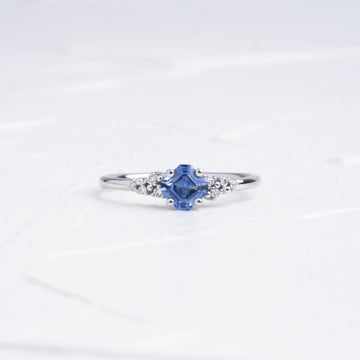 MILLY ASSCHER SAFİR TEKTAŞ - BEYAZ ALTIN