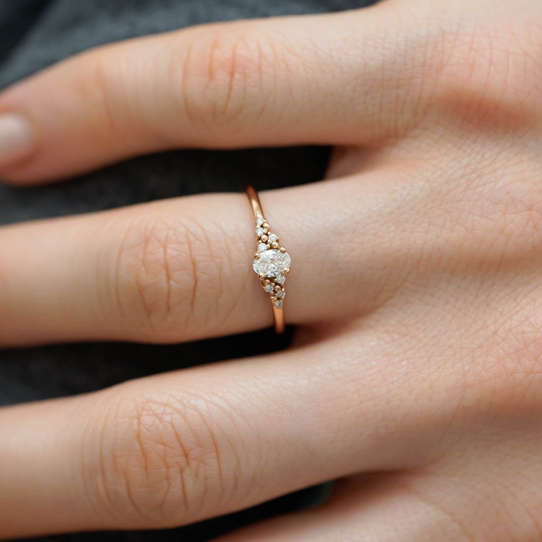 MILLY OVAL PIRLANTA TEKTAŞ - 0,18 ct