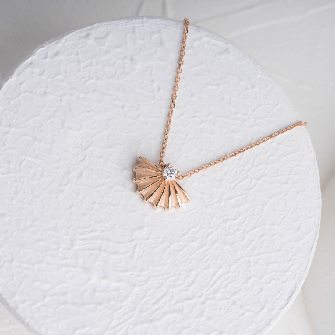SOLE MINI PIRLANTA KOLYE - ROSE ALTIN