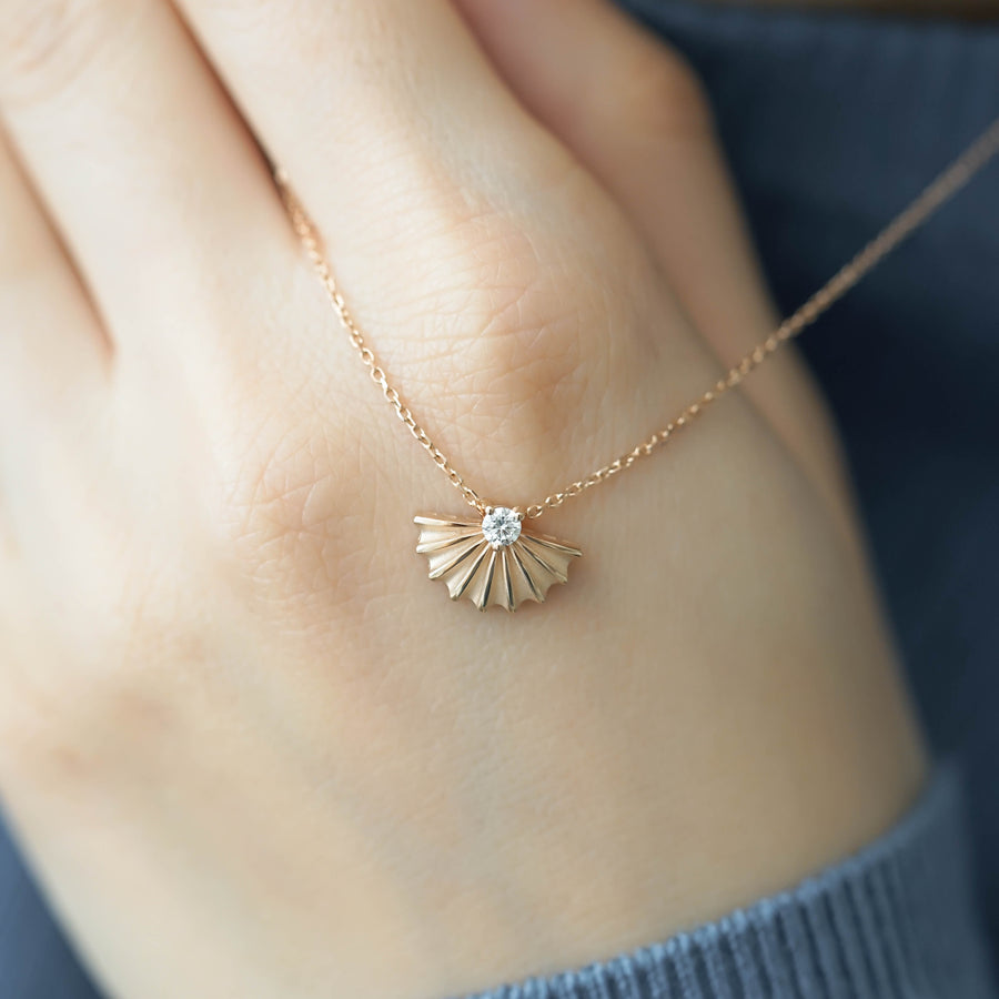 SOLE MINI PIRLANTA KOLYE - ROSE ALTIN