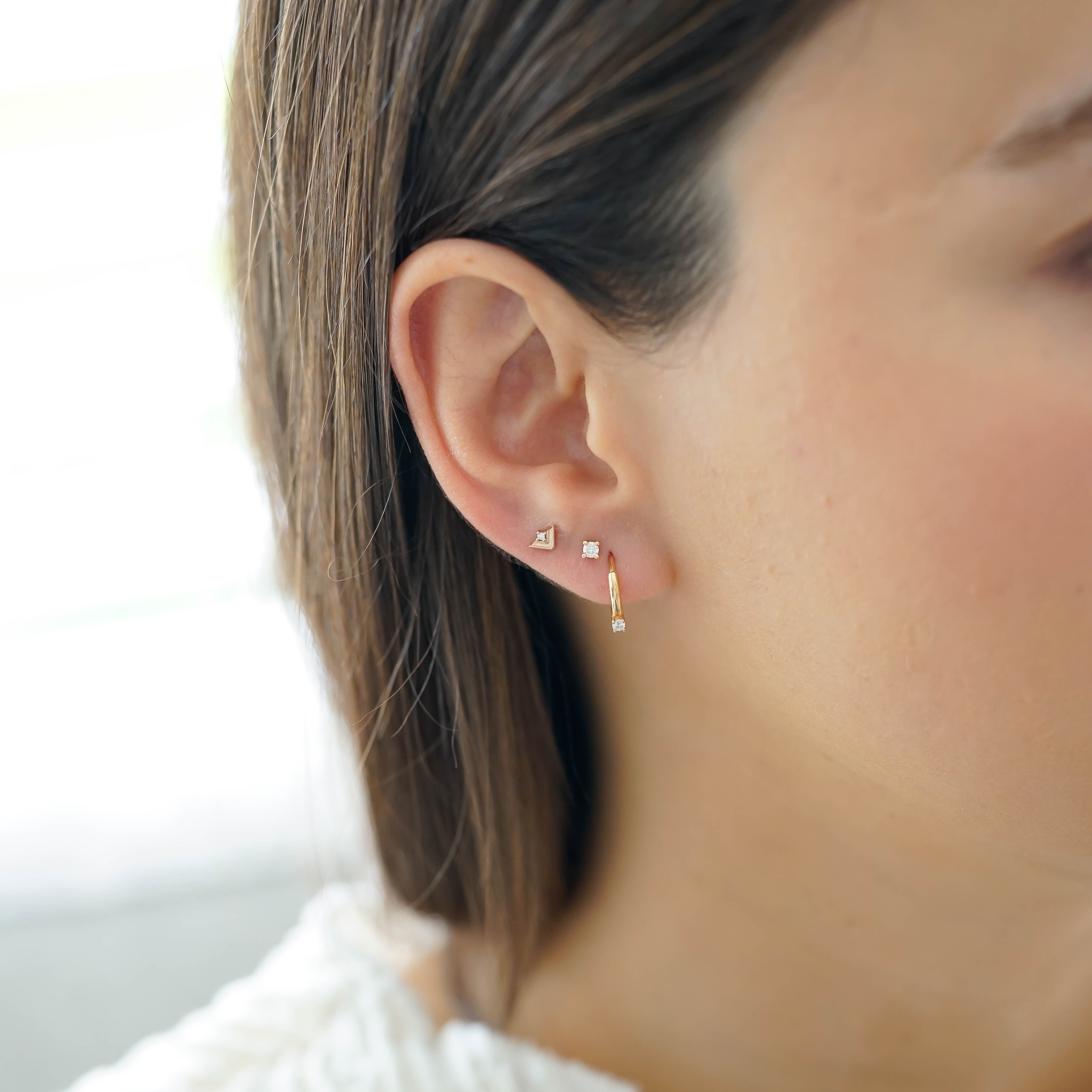 CORNER PIERCING - ROSE ALTIN – Burcu Okut Jewellery