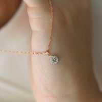 VINTAGE MINI - MINT SAFİR KOLYE