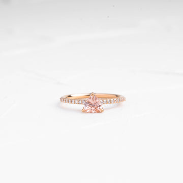ÜÇGEN MORGANITE PIRLANTALI TEKTAŞ
