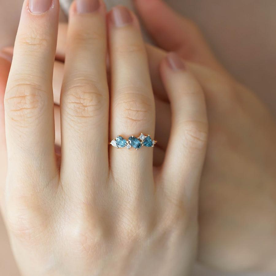 KELLY FESTIVAL SAFİR & PIRLANTA YÜZÜK