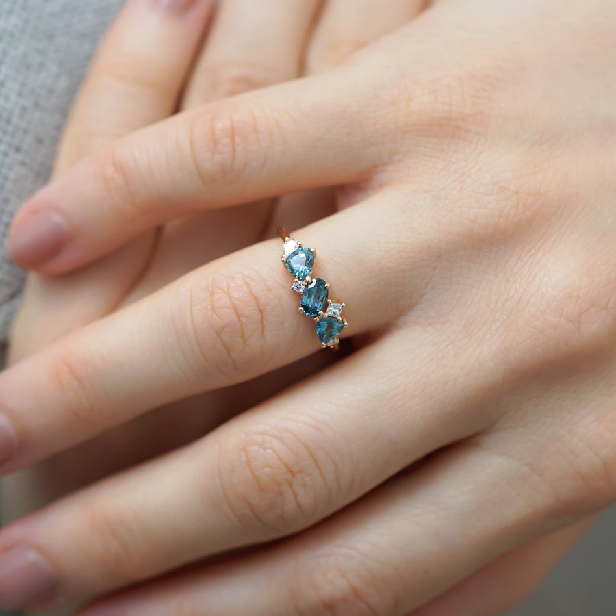 KELLY FESTIVAL SAFİR & PIRLANTA YÜZÜK