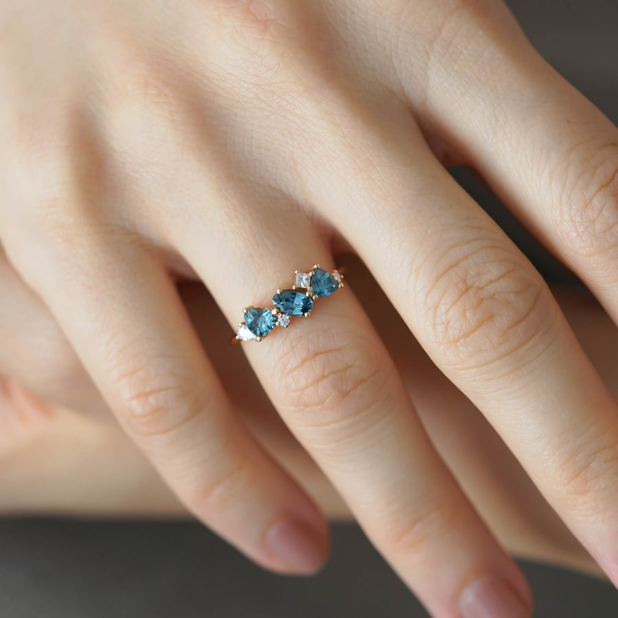 KELLY FESTIVAL SAFİR & PIRLANTA YÜZÜK