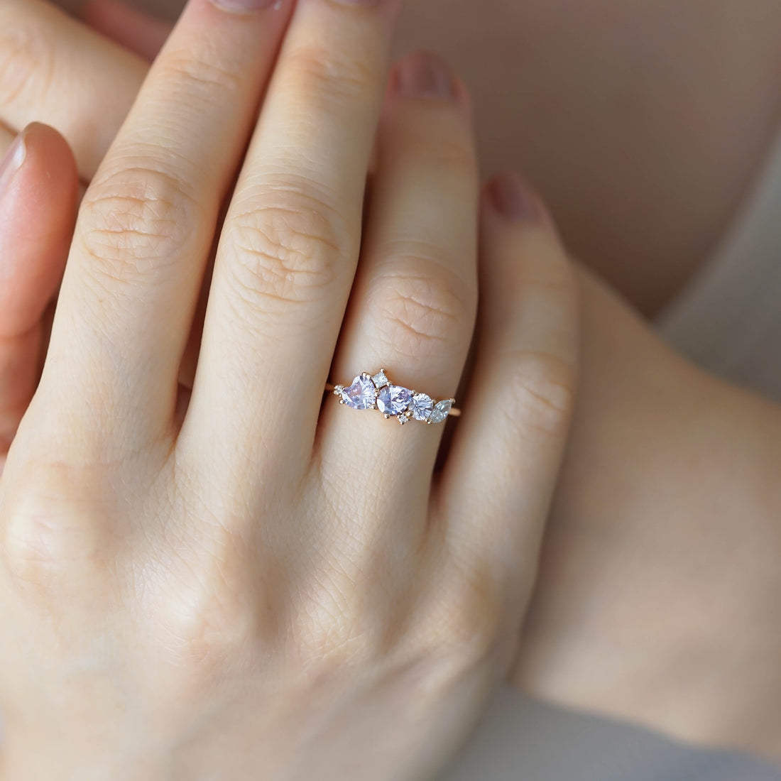 KELLY LILAC SAFİR & PIRLANTA YÜZÜK