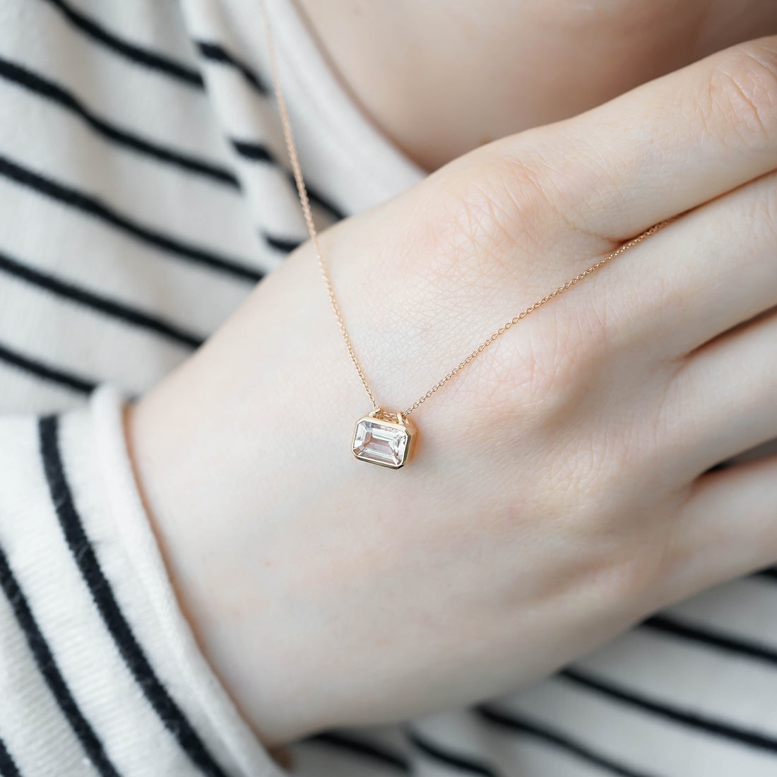MONO MORGANITE KOLYE