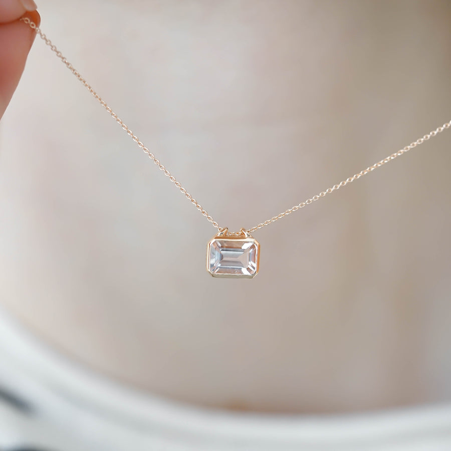 MONO MORGANITE KOLYE