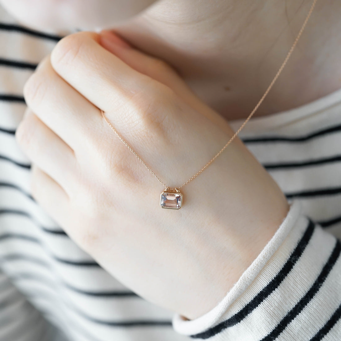 MONO MORGANITE KOLYE