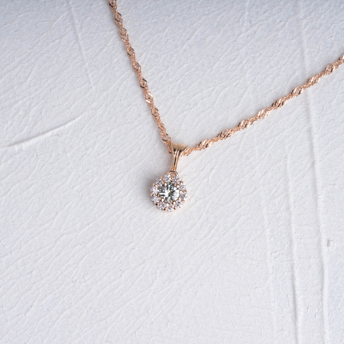 VINTAGE MINI - MINT SAFİR KOLYE