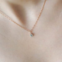 VINTAGE MINI - MINT SAFİR KOLYE