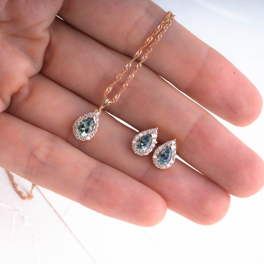 VINTAGE MINI DAMLA KOLYE & KÜPE SET