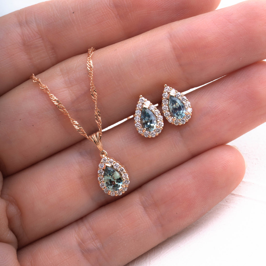 VINTAGE MINI DAMLA KOLYE & KÜPE SET